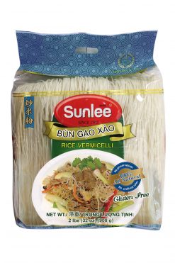 A617SL02 Sunlee Rice Vermicelli Vietnamese Style (Bun Gao Xao) 24x1.5 lb
