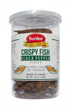 E751SL403 Sunlee Crispy Fish (Black Pepper Flavor) 12x4.2 oz (120g)