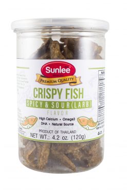 E751SL404 Sunlee Crispy Fish (Larb Flavor) 12x4.2 oz (120g)