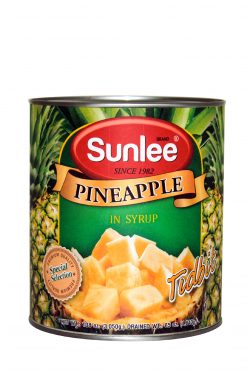 C247SLA10 Sunlee Pineapple (Tidbits) in Syrup 6x5 lb