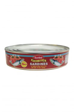 C703SL015 Sunlee Sardines in Tomato Sauce with Chili (Oval Can) 24x15 oz (425g)