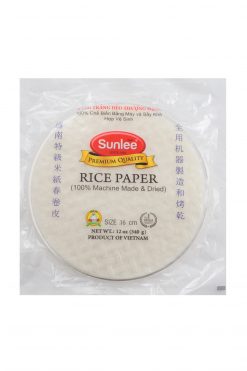 A550SL16 Sunlee Rice Paper (16 cm) Round Shape/Normal Bag 44x12 oz