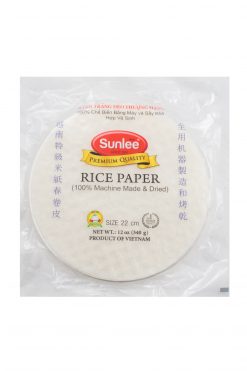 A550SL22 Sunlee Rice Paper (22 cm) Round Shape/Normal Bag 44x12 oz