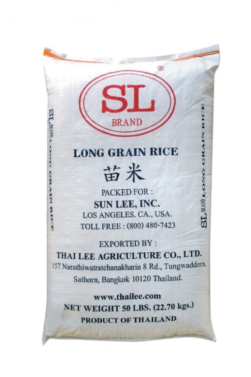 A120SL50 Sunlee Long Grain White Rice 1×50 lb – Sunlee