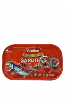 C700SL05 Sunlee Sardines in Tomato Sauce (Club Can) 50x4.4 oz (125g)