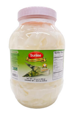 D303BD564 Sunlee Sour Bamboo Shoot (Slices) 6x4 lb (1820g)