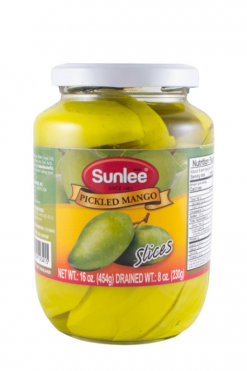 D320SL516 Sunlee Pickled Mango Sliced (Glass Jar) 24x16 oz