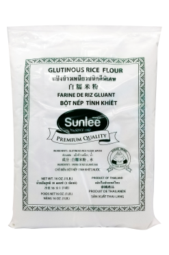E105SL216 Sunlee Glutinous Rice Flour 24x16 oz (454g)