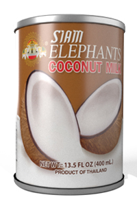 C100SE13 Siam Elephant Coconut Milk 24x13.5 oz
