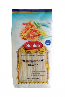A520SL05 Sunlee Rice Stick (Curve) 5 mm 30 x 16 oz (454 g)