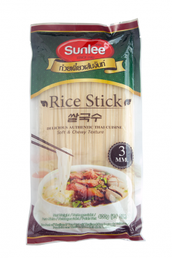 A530SL03 Sunlee Rice Stick (Straight) 3 mm 30 x 14 oz (400 g)