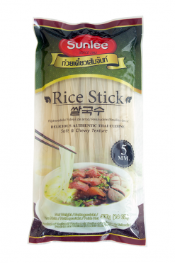 A530SL05 Sunlee Rice Stick (Straight) 5 mm 30 x 14 oz (400 g)