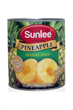 C245SLA10 Sunlee Pineapple (Slices) in Syrup 6x5 lb