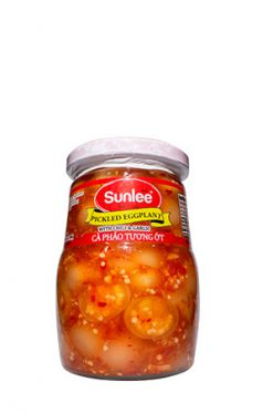 D348SL015 Sunlee Pickled Eggplant with Chili  and Garlic 24x14 oz (400 g)