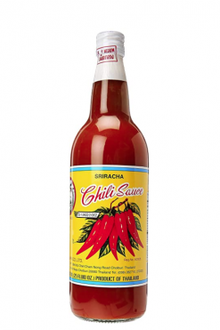 D670SH25 Shark Sriricha Chili Sauce (Medium Hot) 12x25 oz