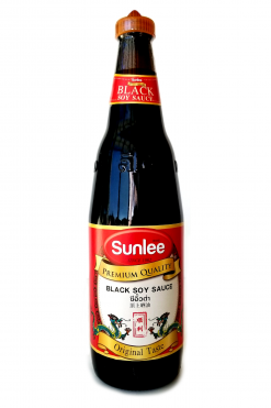 D683SL19 Sunlee Black Soy Sauce 12x21 fl oz