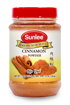 E134SL003 Sunlee Cinnamon Powder 24x3.5 oz (100 g)