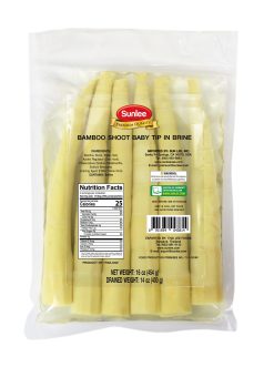 E301SL16 Sunlee Bamboo Shoot Baby Tips (Vacuum) 36x16 oz