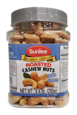 E725SL008 Sunlee Cashew Nut (Roasted & Salted/ WW320) 12x8.8 oz (250 g)