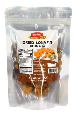 E801SL06 Sunlee Dried Longan 30x6 oz (170 g)