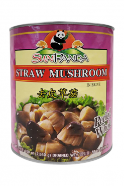 C400SPA10 Sun Panda Straw Mushroom (Whole) Peeled 6x5 lb