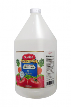 D650SLG1 Sunlee Distilled White Vinegar 5% 4x1 GAL