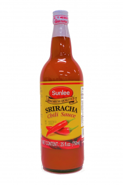 D670SL25 Sriracha Chili Sauce (Glass Bottle) 25 fl. oz. (750 mL) x 12 bottles