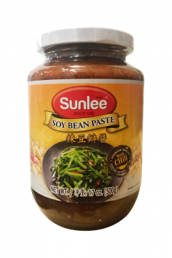 D686SL16 Sunlee Soy Bean Paste with Chili 12x17 oz (500 g)