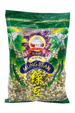 E120BD214 Buddha Unpeeled Split Mung Bean 50x14 oz (400 g)