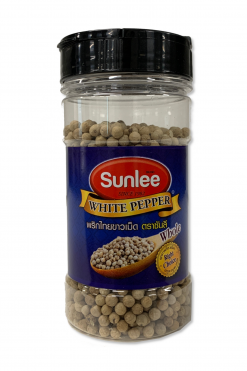 E132SL101 Sunlee White Pepper Whole 24 bottles x 100 g