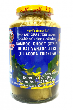 D304PT024 Pantai Bamboo shoot (Strip) in Bai Yanang Juice 12 x 24 oz (680g)