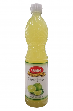 D651SL25 Sunlee Lime Juice 12x25oz