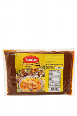 E500SL0716 Sunlee Yellow Curry Paste 16 oz x 20 bags