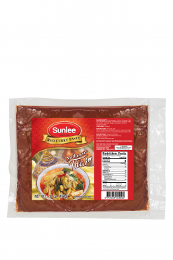 E500SL0116 Sunlee Red Curry Paste 16 oz x 20 bags