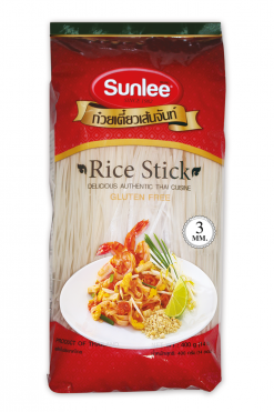 A521SL03 Sunlee Rice Stick (Curve) 3 mm 30 x 14 oz (400 g)