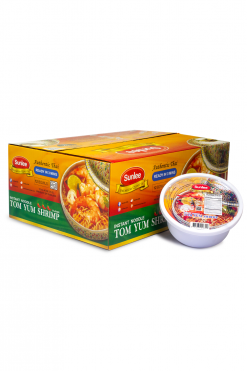 E3SL1001 Sunlee Instant Noodle Tom Yum Shrimp Flavor 12x70 g