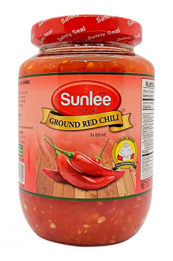 D349SL416 Sunlee Ground Red Chili in Brine 24x16oz