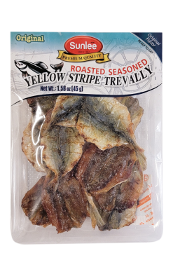 E751SL045 Sunlee Roasted Seasoned Yellow Stripe Trevally (Original Flavor) 45 g (1.5 oz) x 30