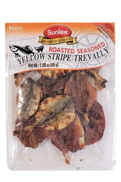 E751SL145 Sunlee Roasted Seasoned Yellow Stripe Trevally (Spicy Flavor) 45 g (1.5 oz) x 30)