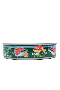 C700SL03 Sunlee Canned Sardine in Tomato Sauce 24x7 oz