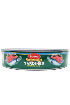 C702SL015 Sunlee Sardines in Tomato Sauce (Oval Can) 24 cans x 15 oz (425g)