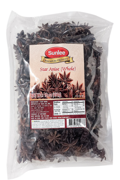 E940SL18 Sunlee Star Anise Whole 16oz (454 g) x 12 bags