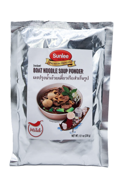 E200SL08 Sunlee Instant Spicy (Boat) Noodle Soup Powder 6x6x8.1 oz (230 g)