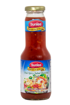 D606SL010 Sunlee Thai Spicy Salad Dressing 10.14 fl oz (300 mL) x 12 bottles