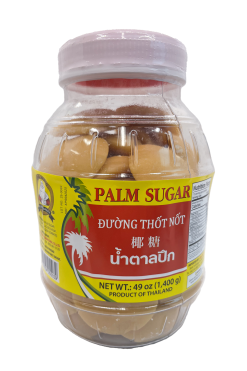 E520BD49 Buddha Palm Sugar (pieces/ plastic jar) 6x49 oz (1400 g)