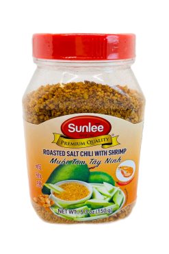 E135SL002 Sunlee Roasted Salt Chili with Shrimp 24x5.3 oz (150 g)