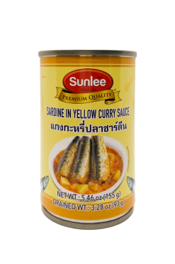 C705SL02 Sunlee Sardine in Yellow Curry Sauce  24x5.5 oz (155 g)