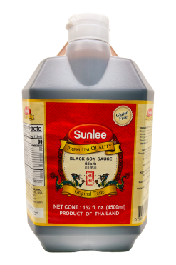 D683SL06 Sunlee Black Soy Sauce (gallon) 3x4500 mL