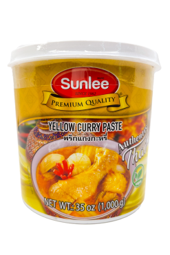 E500SL0835 Sunlee Yellow Curry Paste (Vegan) 12x35 oz