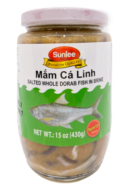 D608SL215 Sunlee Salted Whole Dorab Fish in Brine 12x15 oz (430 g)